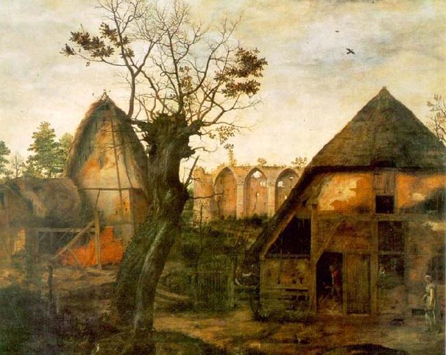 DALEM, Cornelis van Landscape with Farm oil painting image